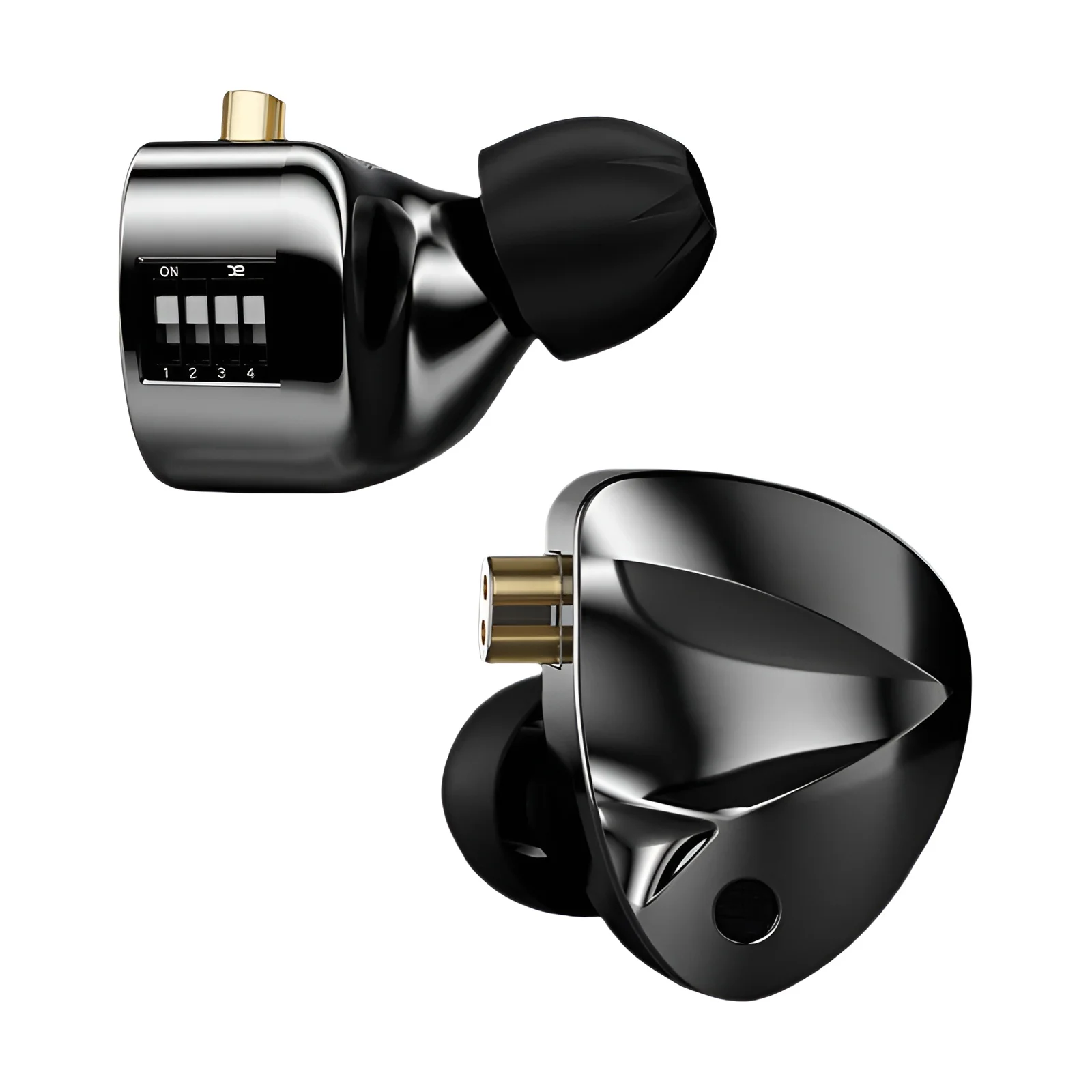 Bobina dinâmica magnética dupla ajustável KZ-D-Fi, fone de ouvido intra-auricular com fio, música HiFi, monitor de palco, plugue de ouvido ao vivo