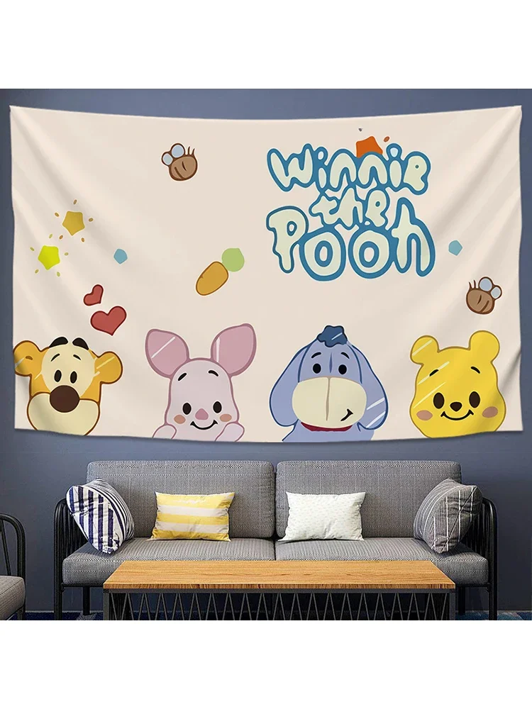 Anime Hand-painted Children's Room  Bed Head Renovation Large Tapestry Decoration Background  Cute Bedroom Hanging Cloth