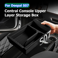For Deepal S07 S7 Car Center Console Storage Box Organizer Central Upper Layer Armrest Storage Holder Interior Car Accessories