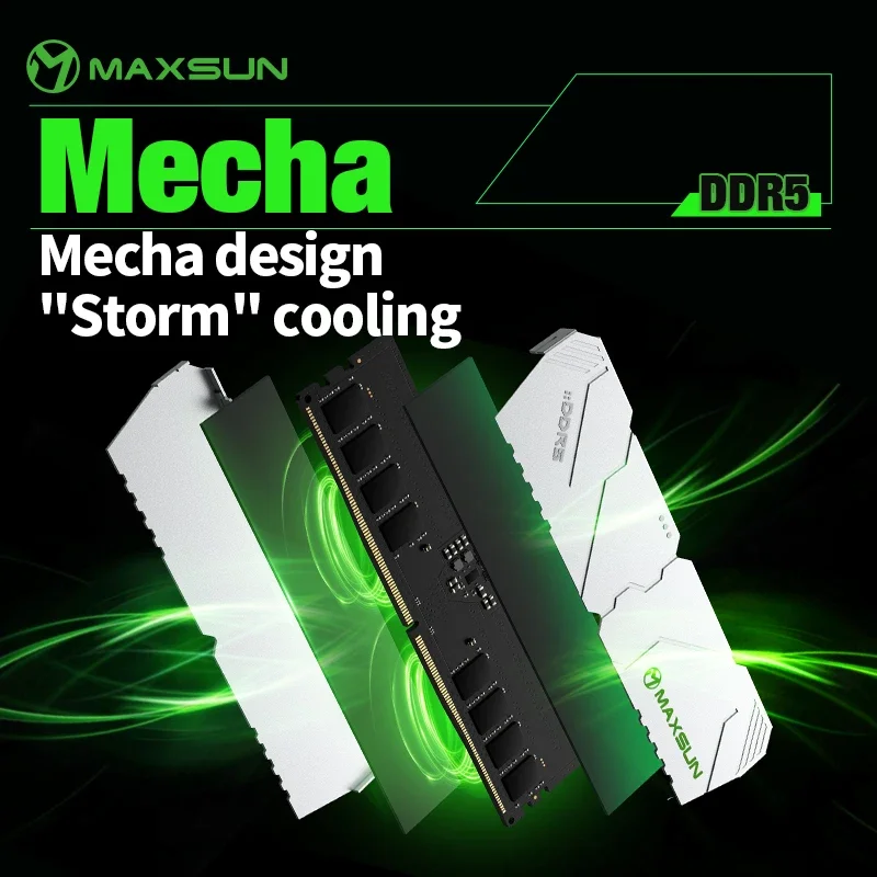 MAXSUN المبرد Memoria RAM DDR5 6000mhz 16GB/32GB ذاكرة عشوائيّة للحاسوب المكتبي DDR5 RAM ثنائي القناة Computador كمبيوتر مكتبي