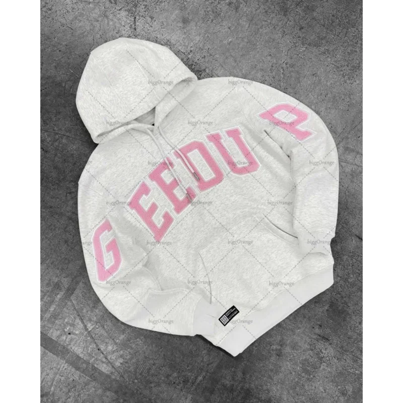 ❤ ❤ 2025 ملون إلكتروني طباعة المتضخم هوديي المرأة الأوروبية والأمريكية الشارع ملابس عصرية ريترو بسيط البلوز S جديد ★ ☆