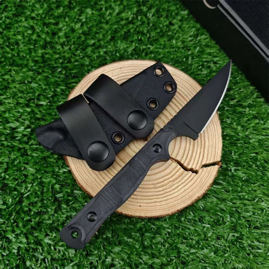 TOPS con fodero lama fissa coltello dritto esterno manico G10 lama 8Cr13Mov campeggio caccia autodifesa strumenti multifunzionali