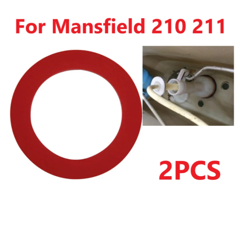 Flush Valve Seal Toliet Seals 2-inch Accessories Conserve Water Flexible For Mansfield 210/211 Quickly Fix Red