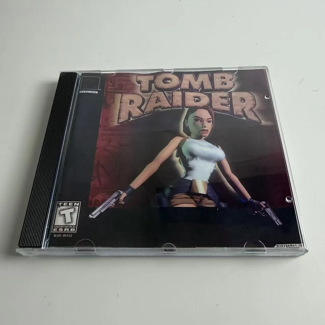 Image of Hochwertige Reproduktionsscheibe für PS1: Tomb Raider 1 (US-Vibrationsversion, ohne Anleitung)