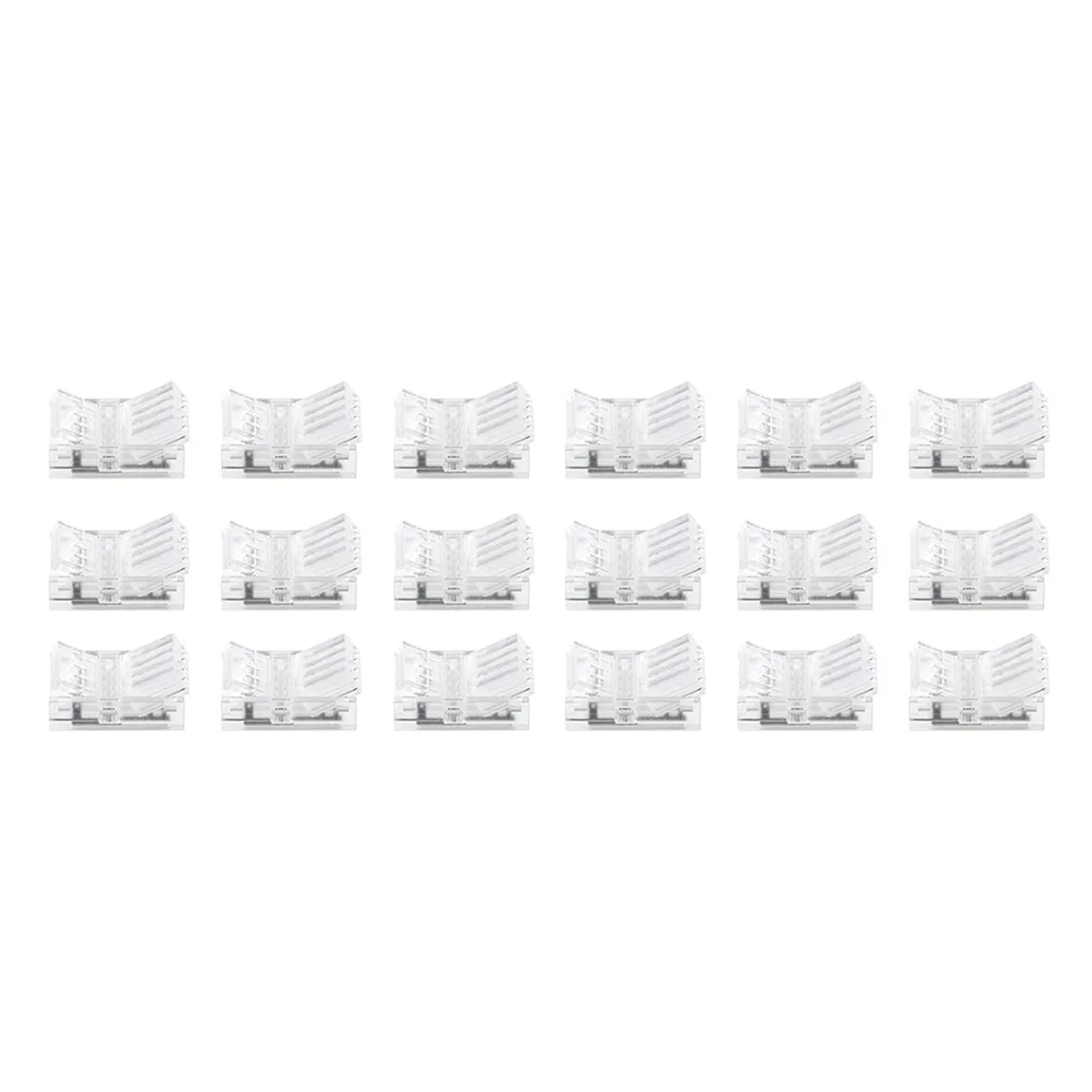 Impermeável LED Light Strip conectores, adaptador Solderless, 4 Pin, 10mm, 20 pcs