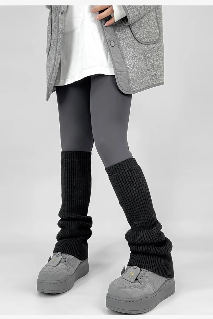 New Women's Leg Warmers Knitted Winter Thick Thermal Long Socks Slouchy Boot Cuffs Yoga Pilates Solid Color Cozy Casual Wear​