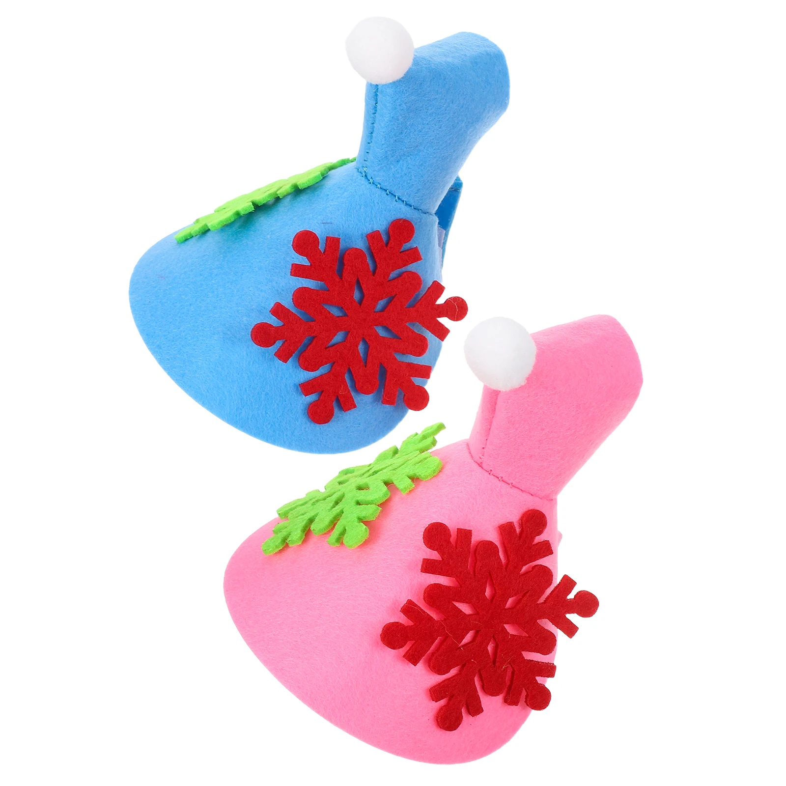 

2Pcs Christmas Parrot Snowflake Cloak Felt Warm Winter Coat Pet Bird Costume Festive Cockatiel Sweater Cute Parakeet Apparel