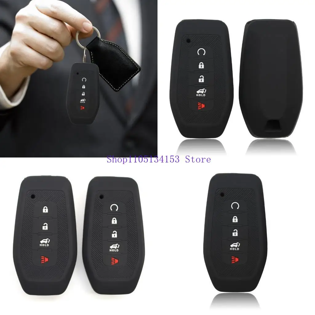 

hg89 Multiple Color Silicone Case Cover For 5 Button Vehicle Remote Control