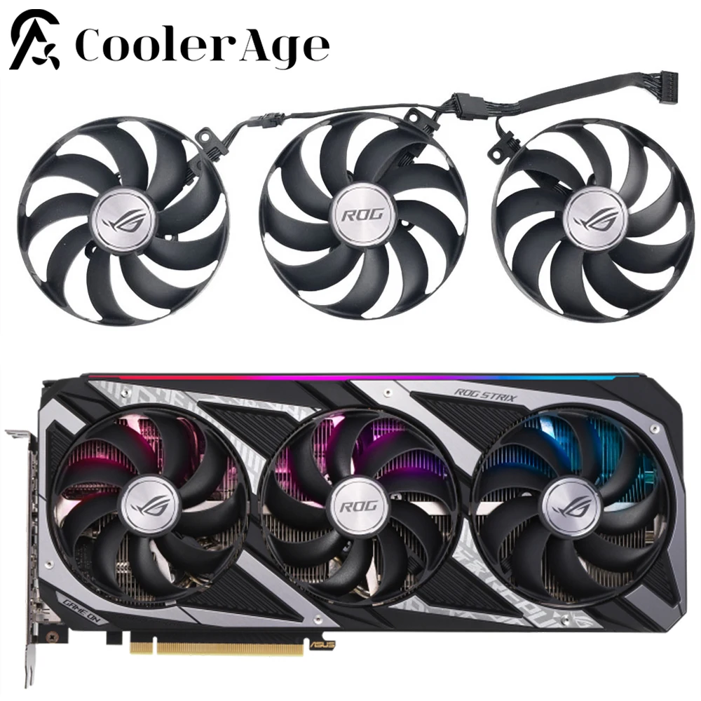 88MM CF9015H12S RTX3050 RTX3060 Graphics Card Cooling Fan For ASUS ROG STRIX RTX 3060 O12G V2 GAMING Cooling Graphics Fan