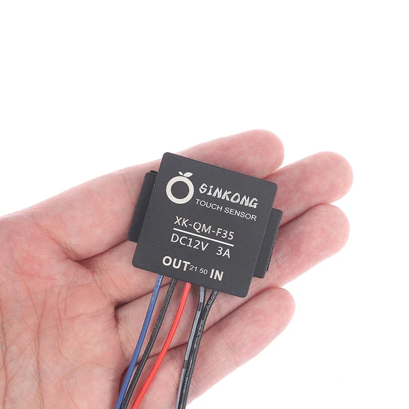 DC 12V 3A Interruptor de espelho de banheiro Sensor de interruptor de toque para farol de espelho de luz LED