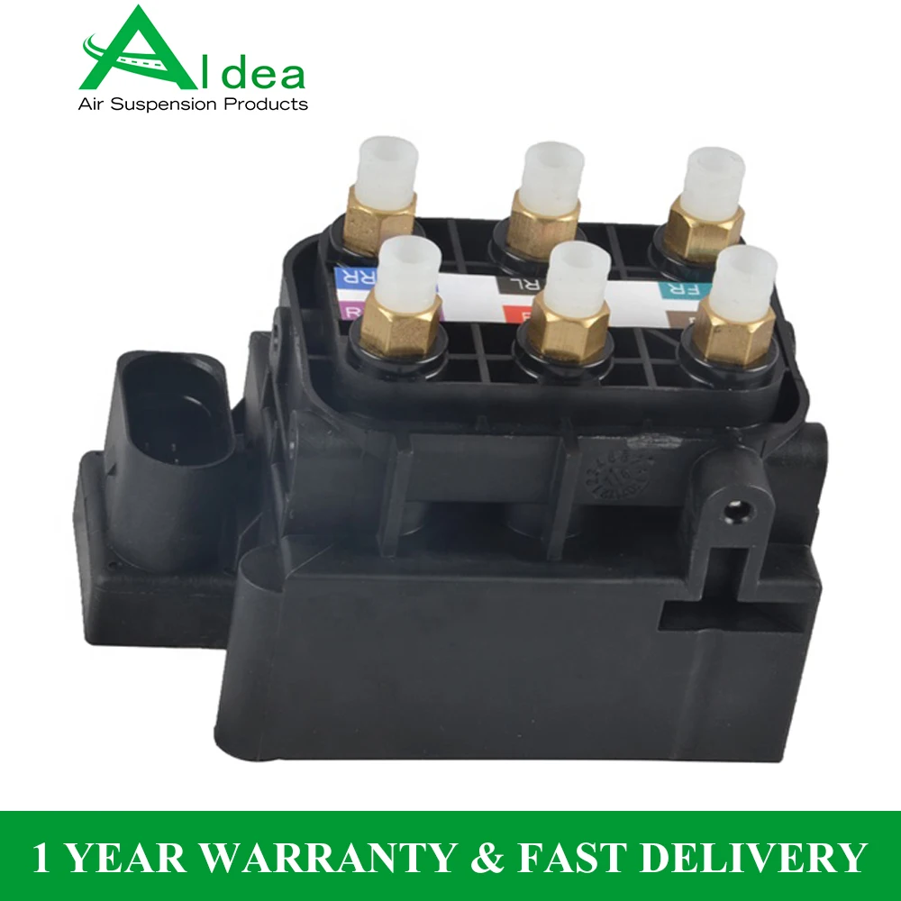 Blok zaworowy z solenoidu zawieszenia pneumatycznego do Audi A6 C5 C6 A8 D3 Allroad Quattro S6 S8 Phaeton Bentley Continental amortyzator