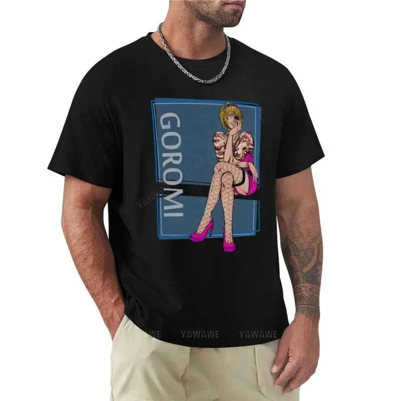 men cotton tshirt black Goro Majima Goromi yakuza kiwami T-Shirt Short sleeve tee tees men clothes summer male top teeshirt
