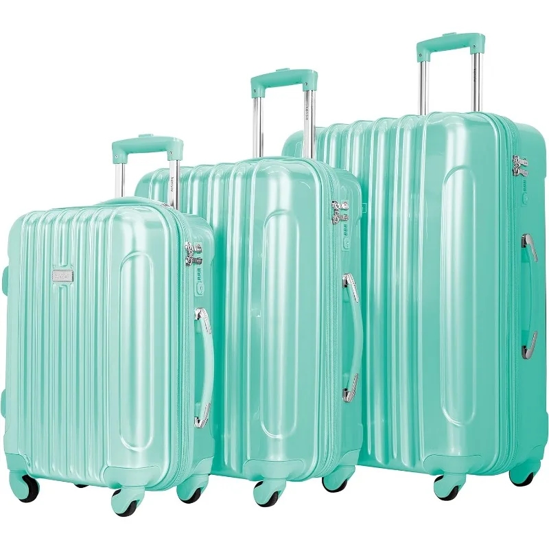 Women's Hardside Spinner Luggage,Expandable,, 3 Piece Set (20/24/28)