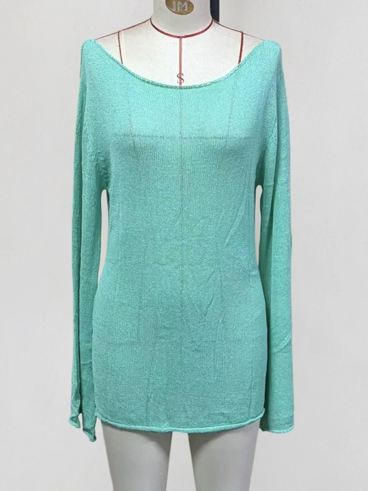 

Beach Vacation Casual Long Sleeve Sun Protection Cover Up,Knit Hollow Out Short Dress,Fitted Plain Style,Summer & Fall Fashion