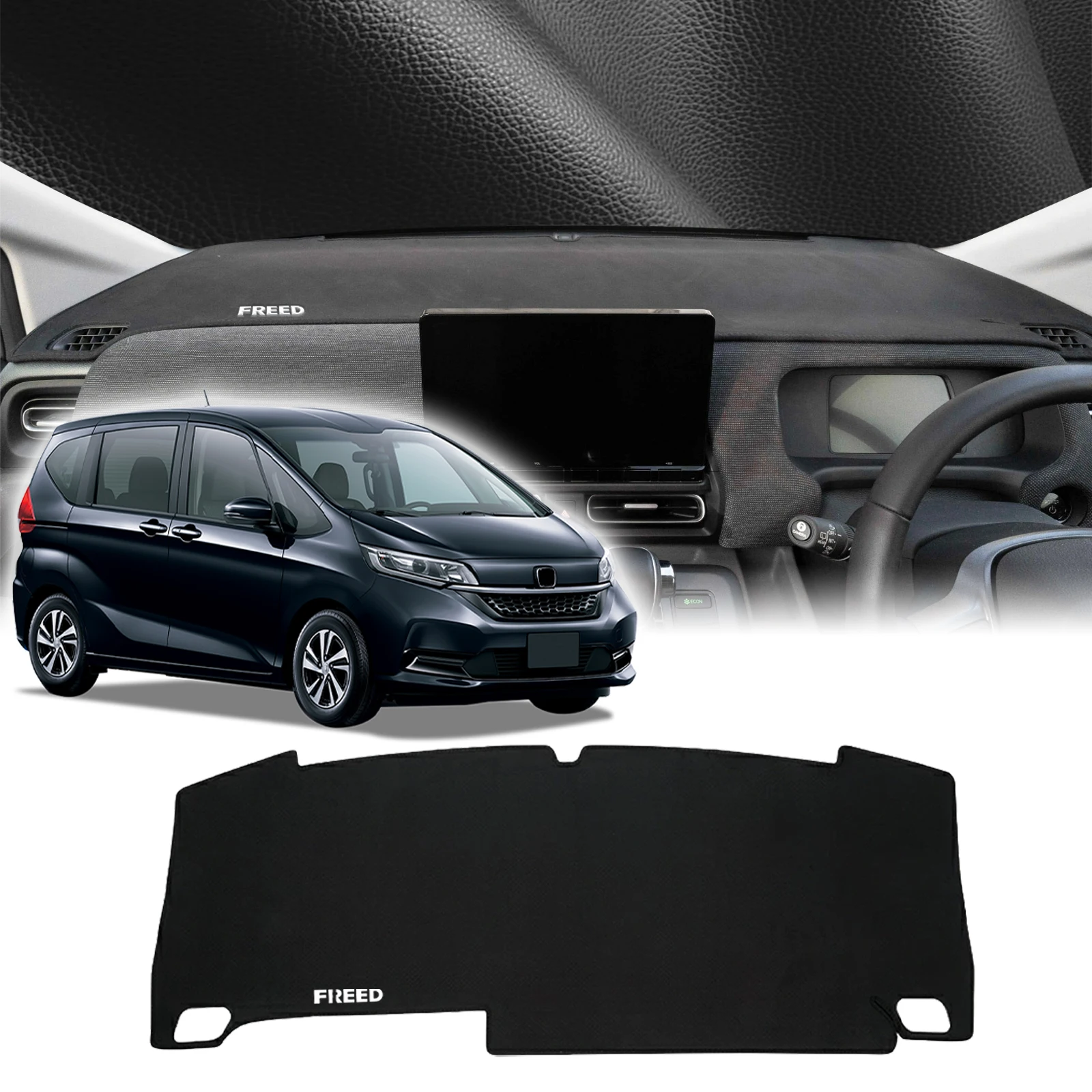 

fit for Honda Freed 2024 2025 2026 RHD Dashmat DashMat Sunshade Dashboard Cover Pad Protective Carpet Car Accessories
