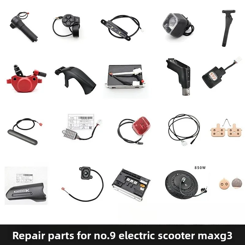 Electric Scooter G3 Parts Kit Motor Headlight Taillight Controller Built-in Charger Ambient Light Wiring Set