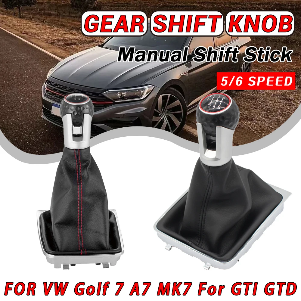 

Factory Hot Selling Manual Transmission For VW Golf 7 A7 MK7 For GTI GTD 2014 2015 2016 2017 2018 Gear Shift Knob Suit