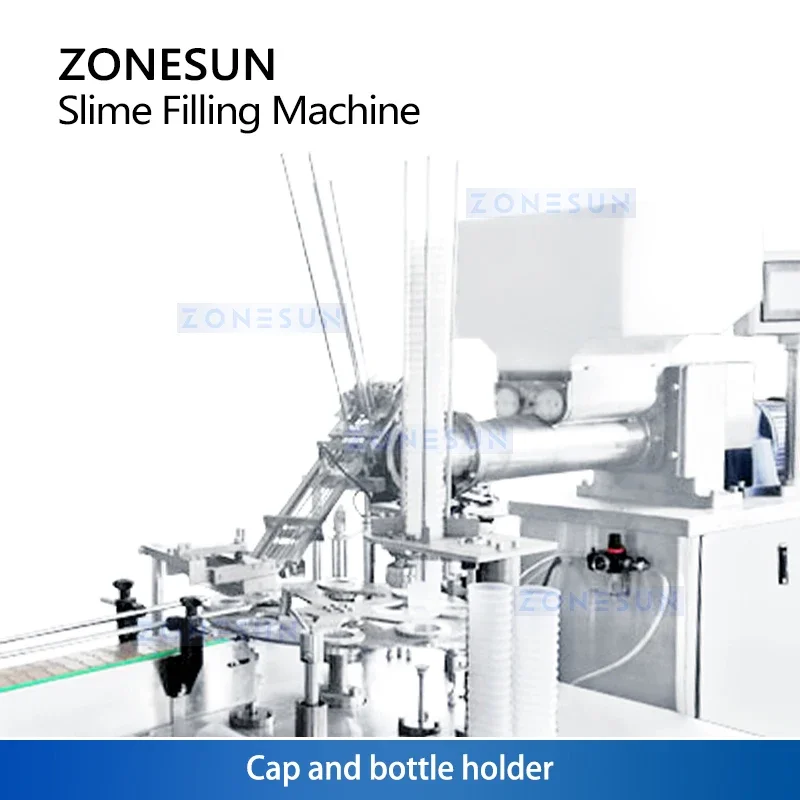 Zonesun Slime Clay Packing Machine Slime Clay Filling and Capping Machine Slime Packing Equipment Clay Extruder ZS-SFC1
