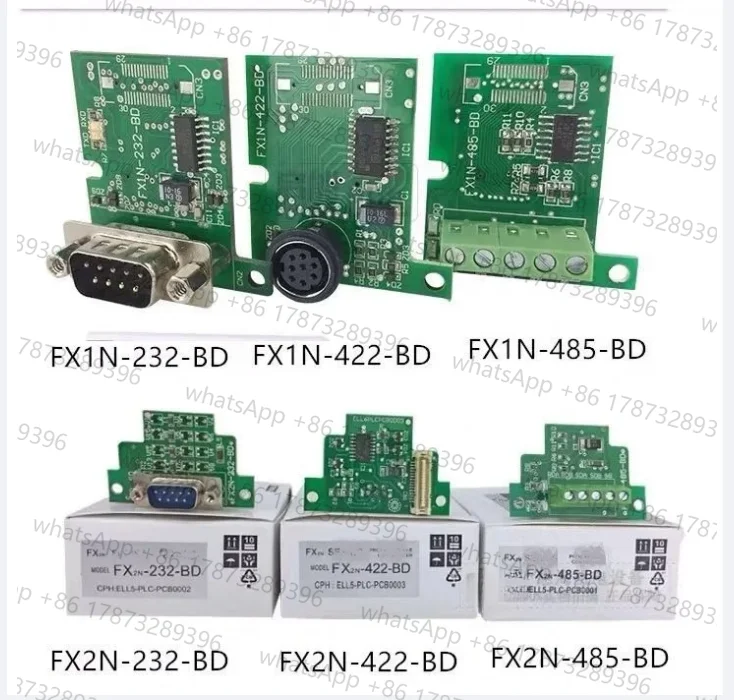 PLC FX1S FX1N FX2N FX3U-485-BD Communication Board 422 232 Expansion Board CNV-BD