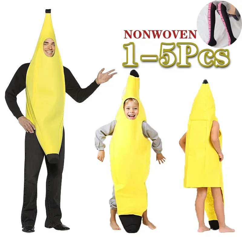 الطفل/الكبار الموز تأثيري هالوين عيد الميلاد ازياء أداء زي الفاكهة الموز زي الأداء زي #1