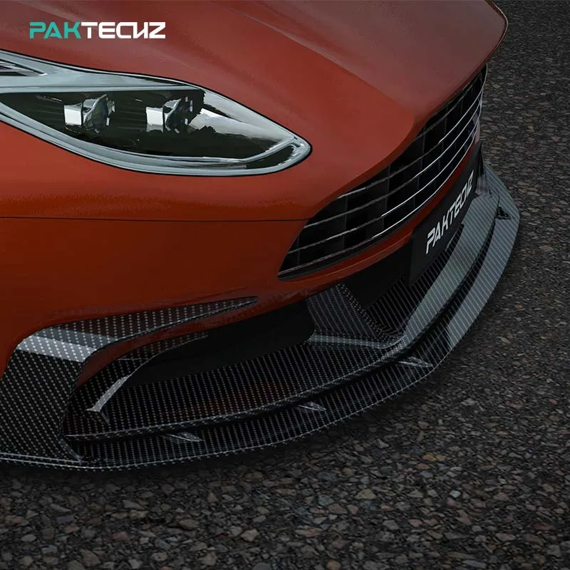 Paktechz Dry Carbon Fiber Body Kit Lower Front Lip Splitter for Aston Martin DB11 view 4