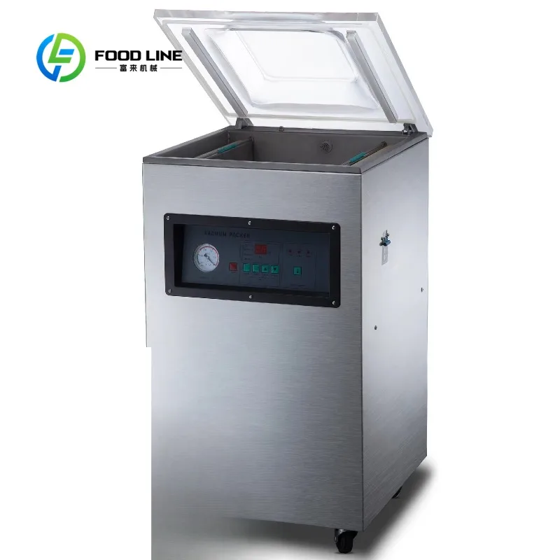 

Customized Seal bar Food Grade Stainless Single Chamber Small Vacuum Packaging Machine for Food Sealing Fresh Keeping