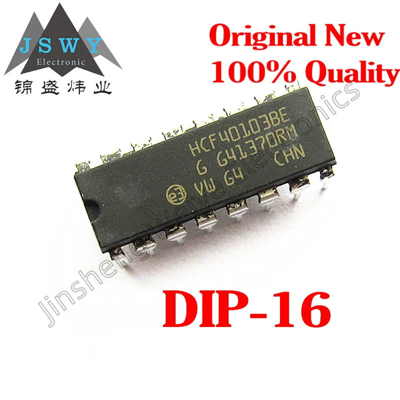 

(20/50 pieces) HCF40103BE HCF40103 DIP-16 8-bit binary synchronous down counter logic chip electronic original original delivery
