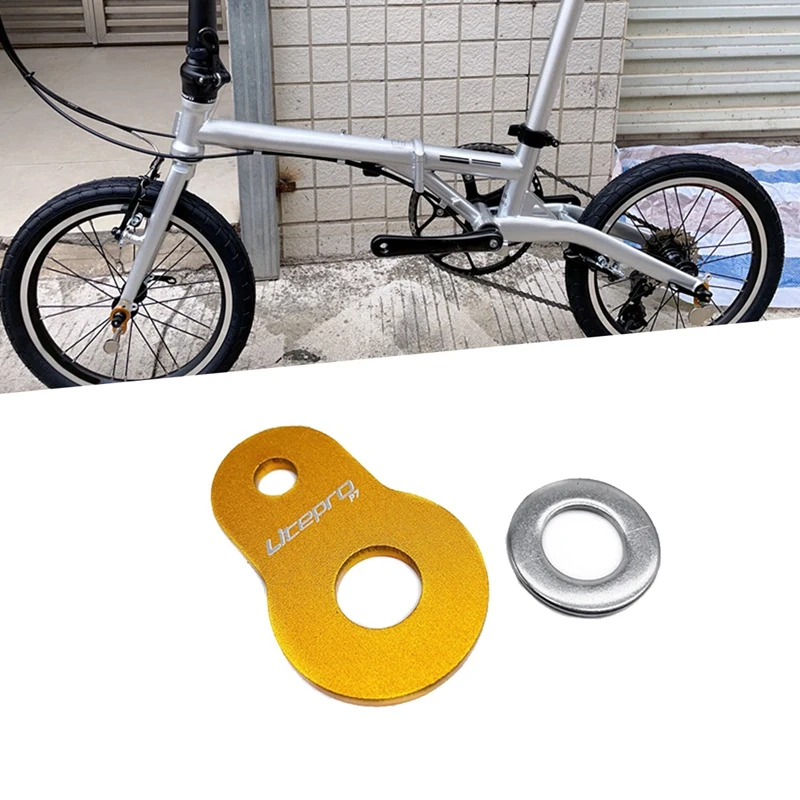 Litepro-Folding Bike Magnet Adapter, liga de alumínio, fivela magnética, assento de conversão para FNHON 1611, peças pretas de bicicleta