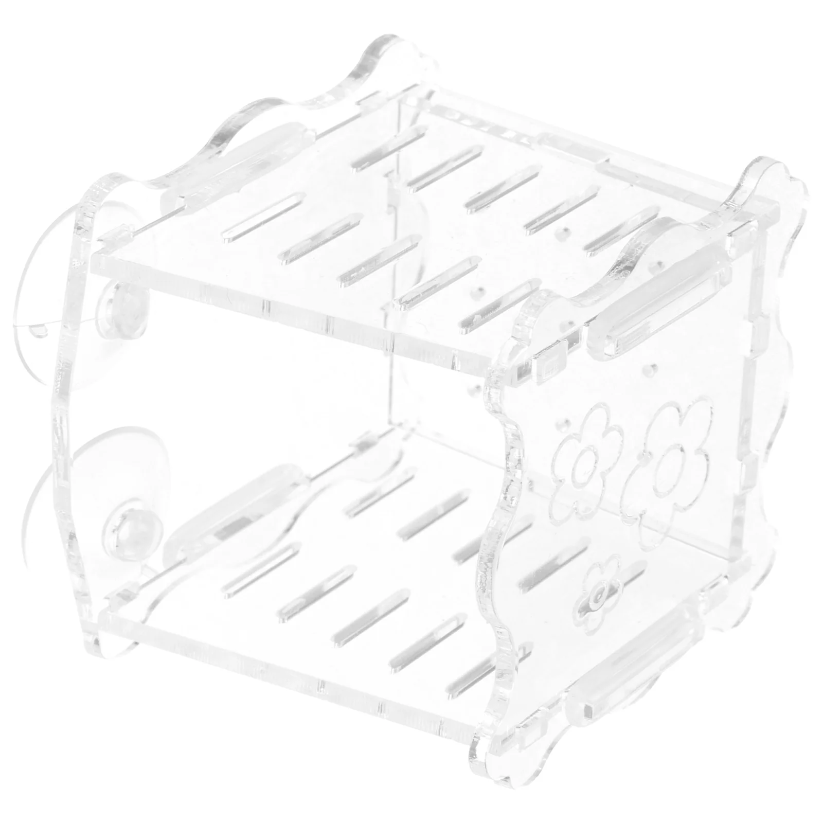 

Aquarium Aquatic Planting Cup s Clear Acrylic Planter for Fish Tank Heater Reusable Water Holder Hanging Decorative
