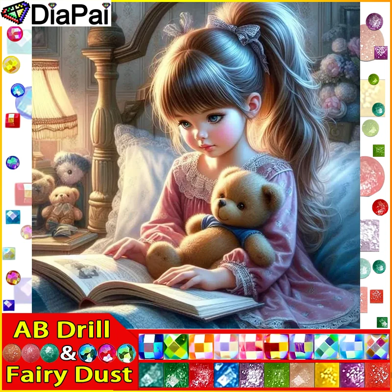 DiaPai Fairy Dust AB Square/Round Drill 5D DIY Diamond Painting 