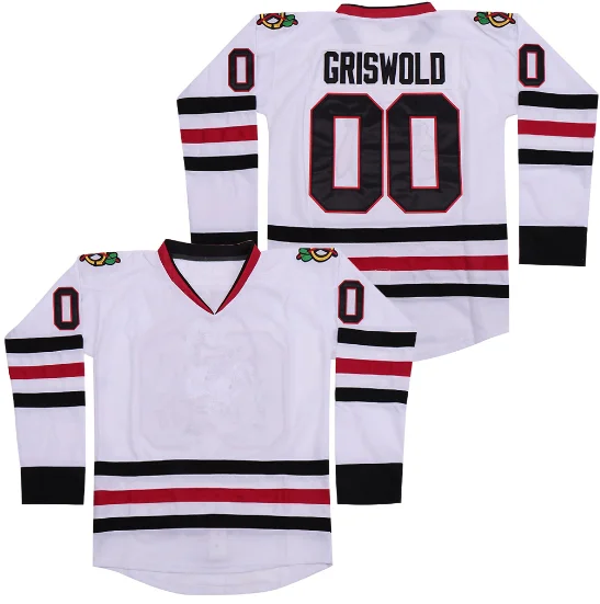 Famous Movie Christmas Vacation Ice Hockey Jersey #00 Men Women and kid's Embroidered Customized With High Quality