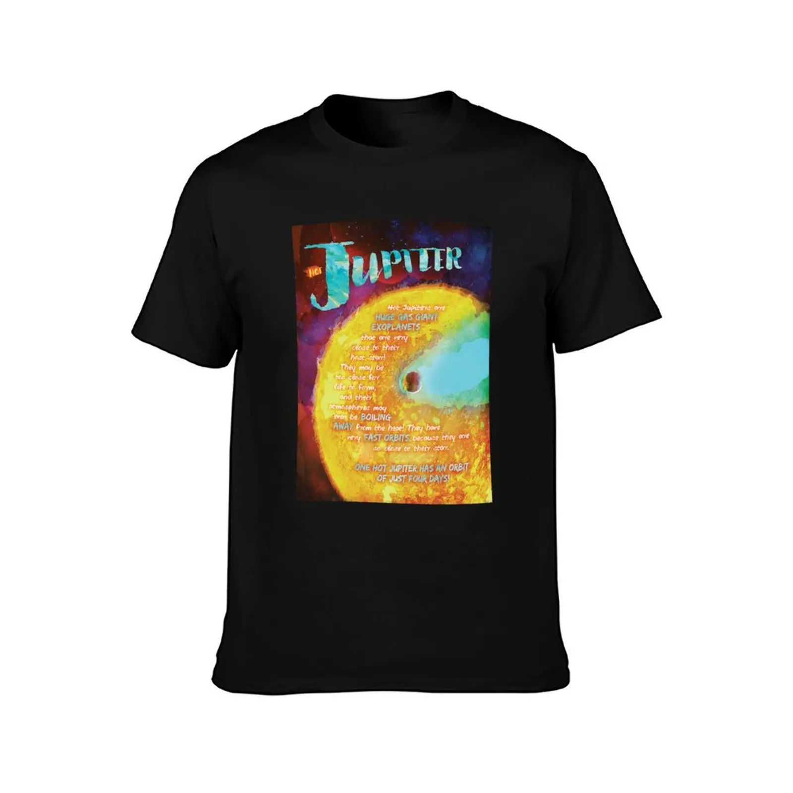 Hot Jupiter T-Shirt All Match Basic Short Sleeve Top T-Shirt