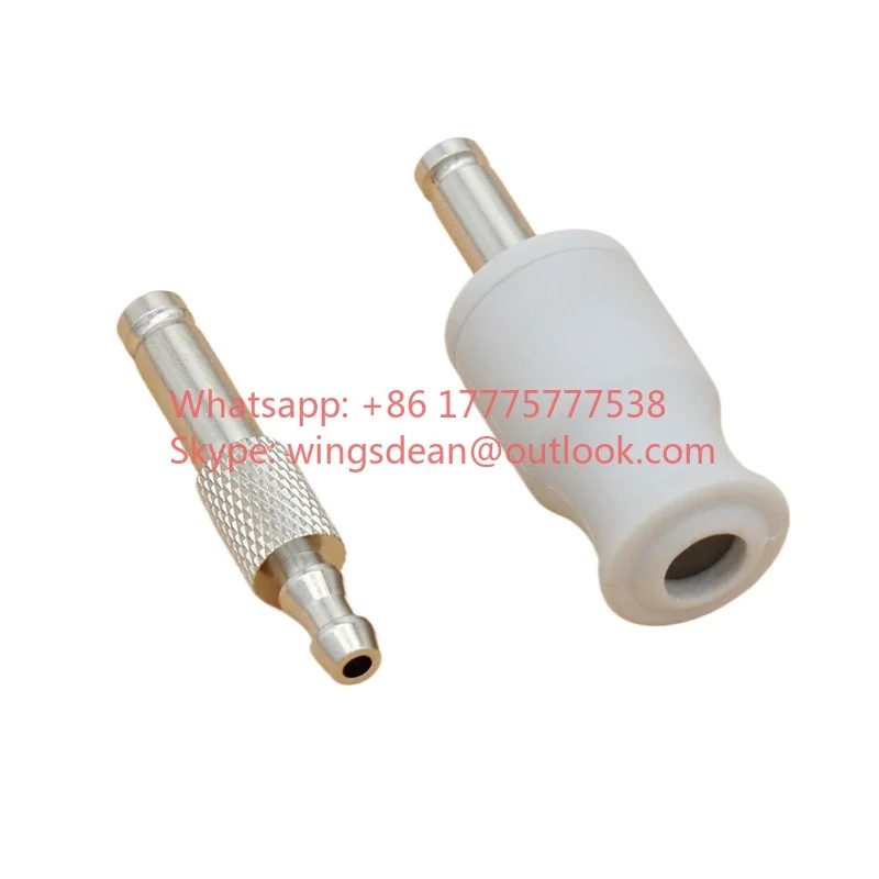 

NIBP Cuff Air Hose Adapter Connector To HP/Mindray BeneView T5 T8 MPM,Slot To Lock Airway Plug.