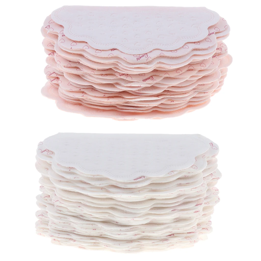 일회용 겨드랑이 땀 패드 20개 편안한 흡수성 드레스 겨드랑이 가드