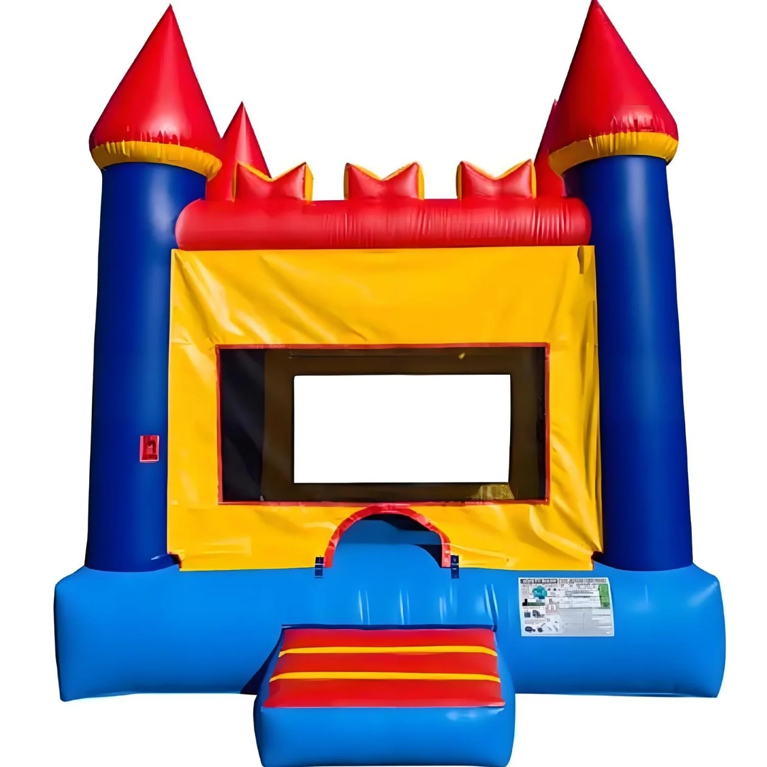 

Naughty Outdoor Small Jumping Bed Inflatable Castle PVC Material Portable Park Playground Trampoline Slide Children Fun