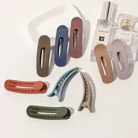 Large Korean Frosted Hair Clips 1 PCS Toothed Non-slip BB Barrette Solid Acrylic Hairpins Fashion Hair Accessories for Women Gir 6