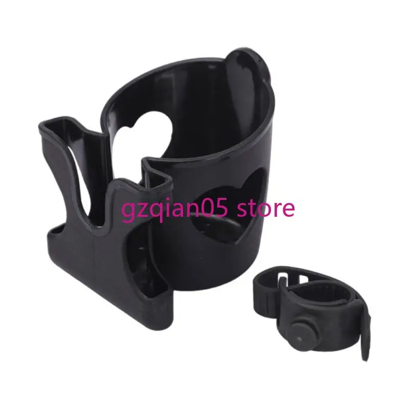 

N7ME Convenient 2 In 1 Strollers Cup Holder with Bottle Compartment and Secure Phone Holder for Parents Travel Outdoor