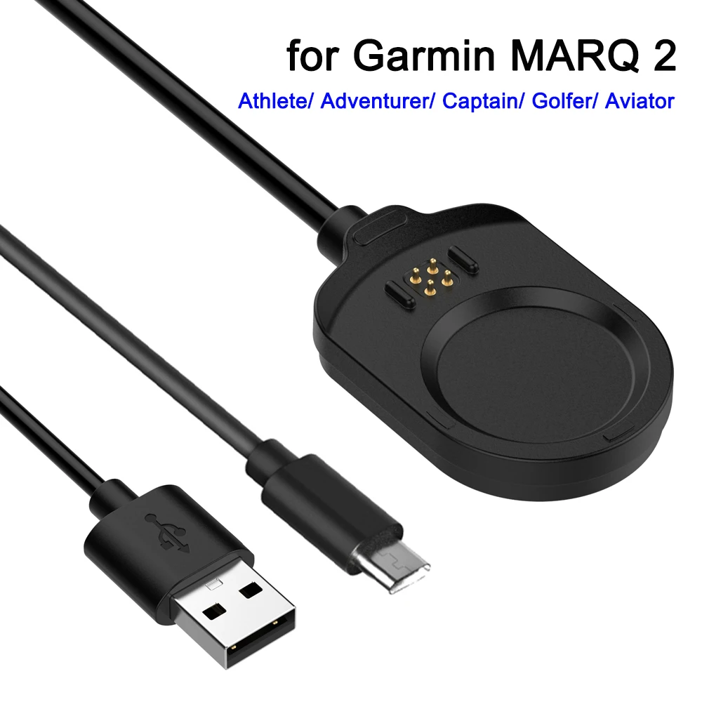 

Charger for Garmin MARQ 2 Gen2 Watch USB Charging Cable for MARQ2 Adventurer/Driver/Aviator/Captain/Athlete/Golfer Smartwatch