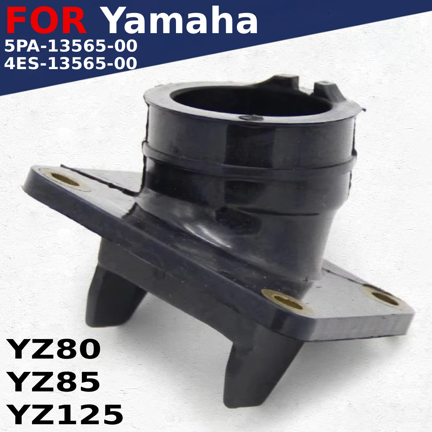 Motorcycle Carburettor Interface Adapter Intake Manifold Accessories For Yamaha YZ125 YZ80 YZ85 5PA-13565-00 4ES-13565-00