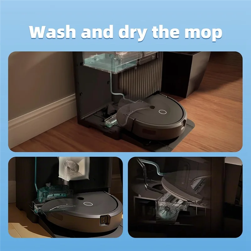 A74G-Pad Washing Roller For Auto Was Dock For Irobot Combo 10 Max Vacuum Cleaner Replacement Parts