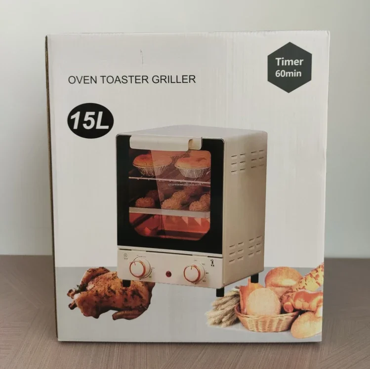 Certified home kitchen bakery uses a small 15L electric convection oven