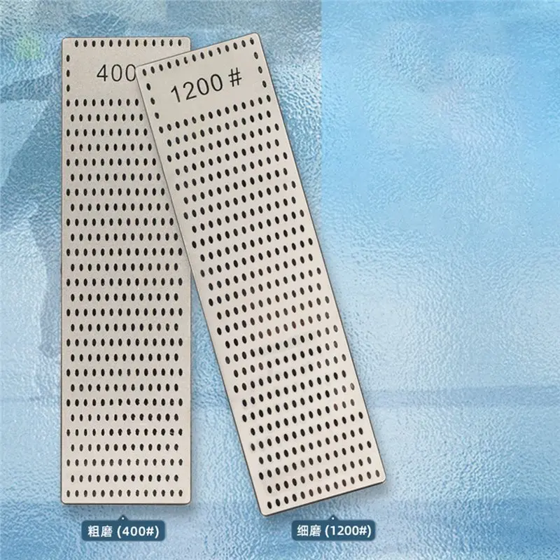 

AT43-Skate Sharpener Dual Grit 400& 1200 Blades- Universal Ice Skate Maintenance Tool