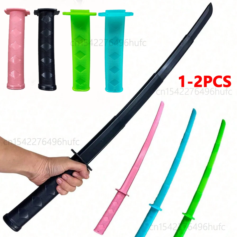 2/1Pcs 3D Printed Knife Creative Retractable Sword Cosplay Props Stress Relief Toys Party Supplies for Children Birthday Gifts