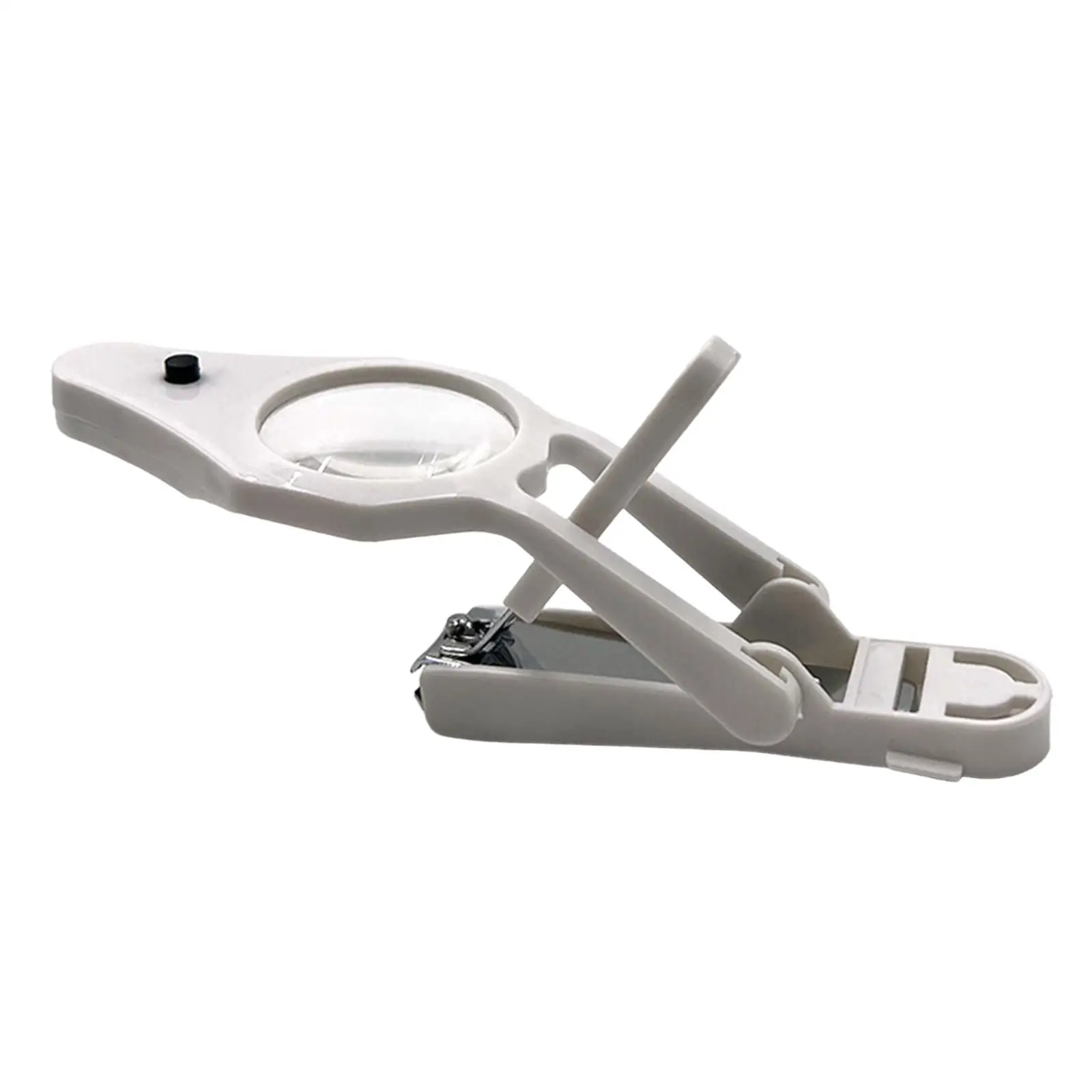 Professional Nail Clippers Durable Plastic Automatic Toenail Trimmer with LED Light for Travel Accessories
