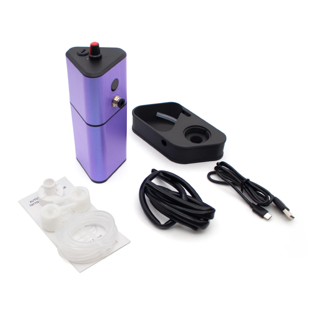 Rechargeable and Portable Tattoo Needle Cleaner That Does Not Damage the Needle Tip. Fully Automatic Sensor Cleaning Machine