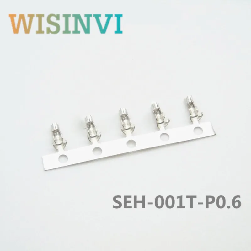 100pcs/lot  SEH-001T-P0.6  Terminal pin wire gauge:  22-30AWG  Connector