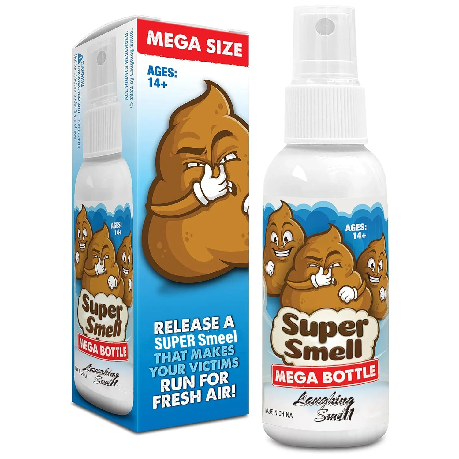 Spray puissant à odeur nauséante, idéal pour les farces hilarantes et les tours amusants pour adultes, cadeau de Noël non toxique, effet gaz nauséant.