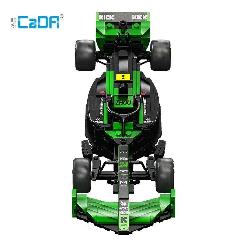 Double Eagle Cada Click-Together Baustein Montageauto Sauber Racing Team Formelauto C44 Sportwagen F1 Modellspielzeug