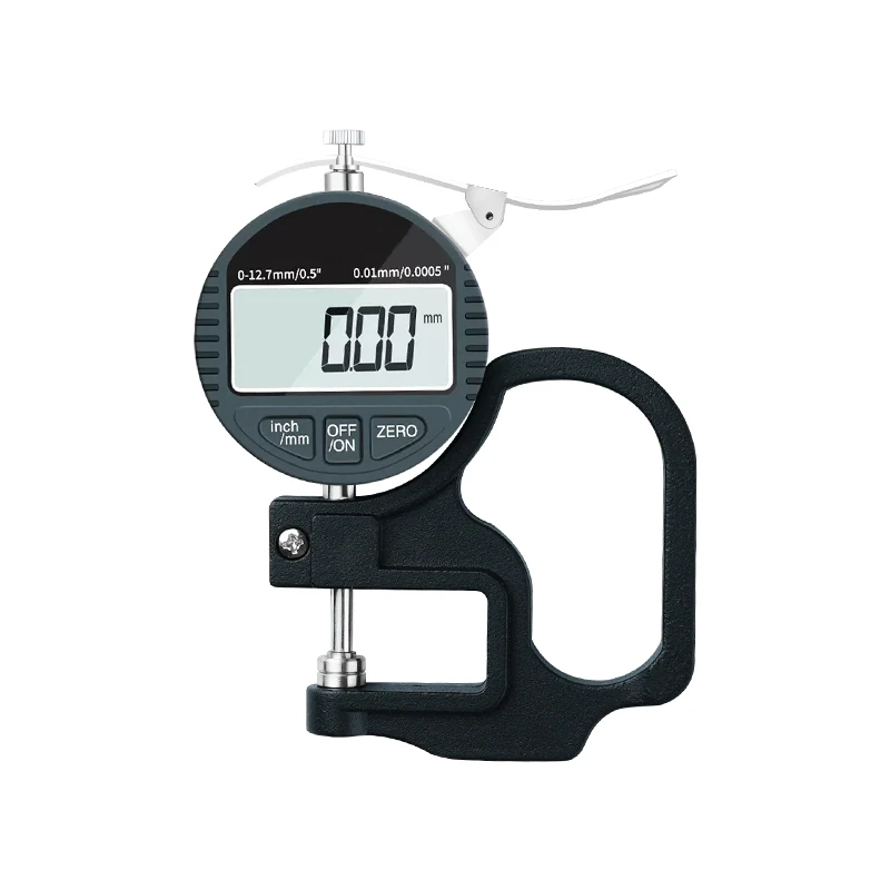 Get The App Micrometer Digital 0.01mm Micron Thickness Gauge Meter Price Caliper Width Measurement Micrometer For Fabric