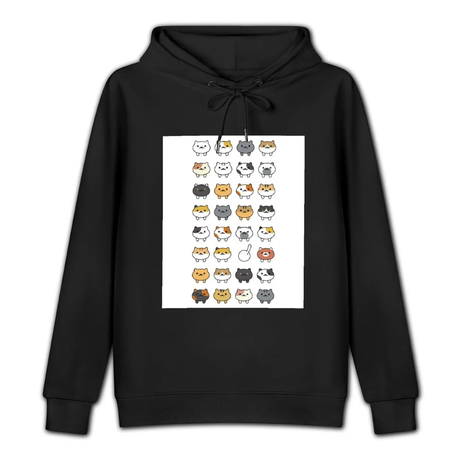 Neko Atsume Cats Pullover Hoodie blouse anime hoodie